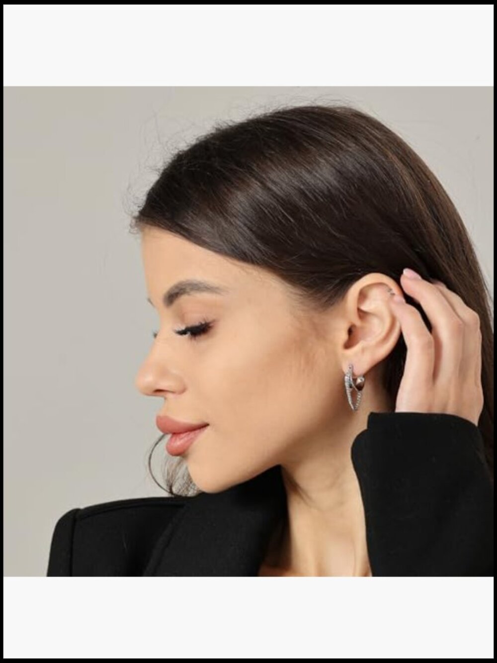 Trendy Chain Tassel Dangle Earrings 925 Sterling Silver Post Hypoallergenic Gift - Picture 5 of 7